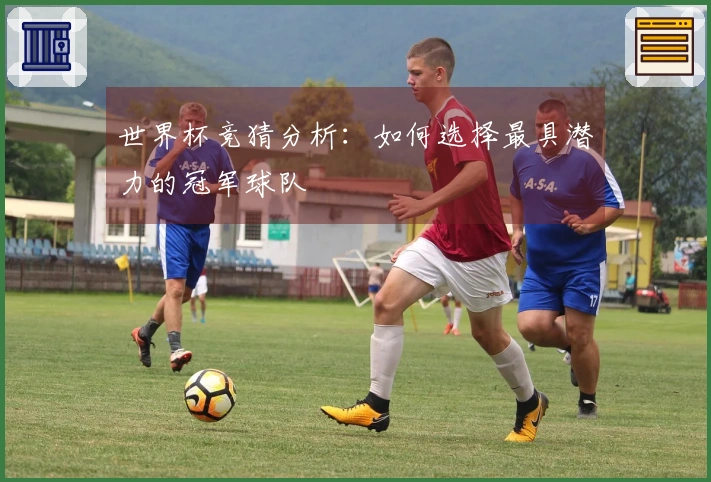 世界杯竞猜分析：如何选择最具潜力的冠军球队